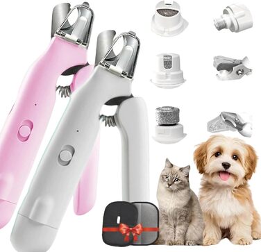 Професійна кусачка для собак 2-в-1 з LED-дисплеєм, тихий мотор, для собак великих, середніх та маленьких порід