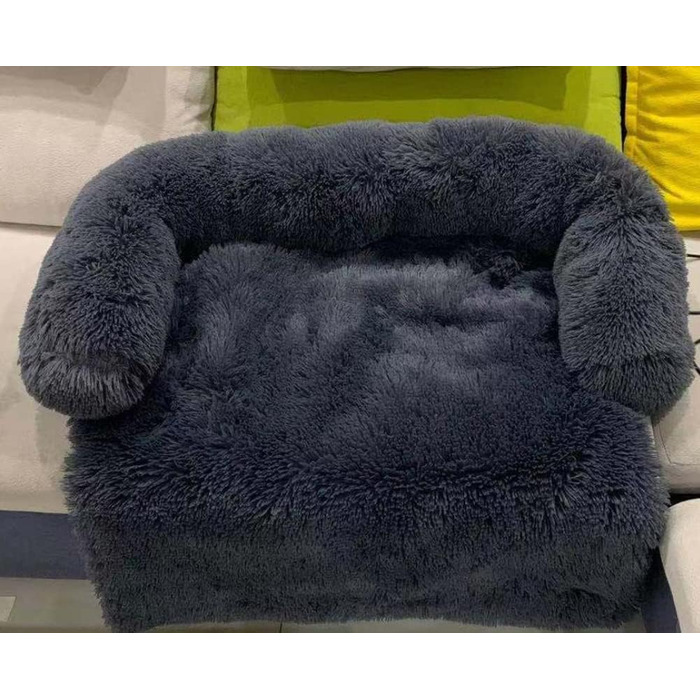 М'яке ліжко для собак та котів ANQI, рожеве, 76x76 см - ліжко-корзина, килимок для собак, захист дивану та багажника