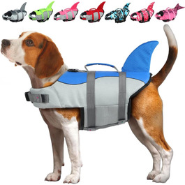 Рятувальний жилет для собак EMUST, Ripstop, з ручкою для витягування, XS, блакитний