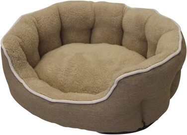 Ліжко для собак Nobby Komfortbett Classic 'BRENTA', світло-коричневе, 68 x 59 x 19 см