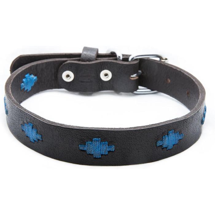 Нашийник для собак Gaucho Goods, м'яка шкіра, розмір M, Tahoe