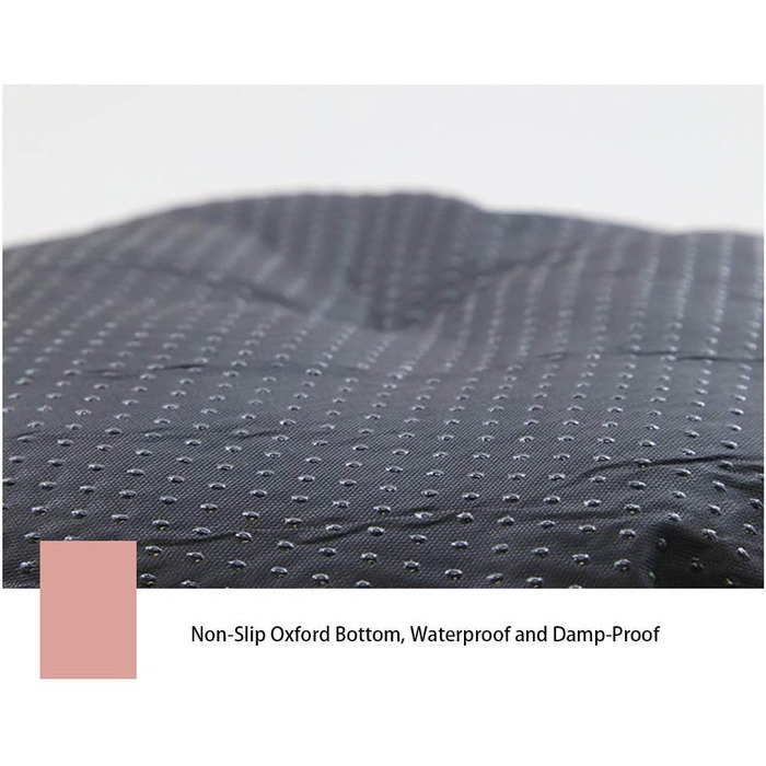 Розкішне ліжко для собак з м'якого хутра, машинне прання, самонагріваюче, зручне спання з м'якою подушкою для середніх та великих собак та котів - XXL (110 см), сірий