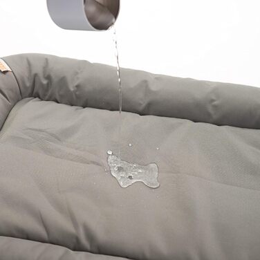 Крісло-ліжко для собак та котів ESTEXO, сіре, 80x105 см, з водонепроникним покриттям