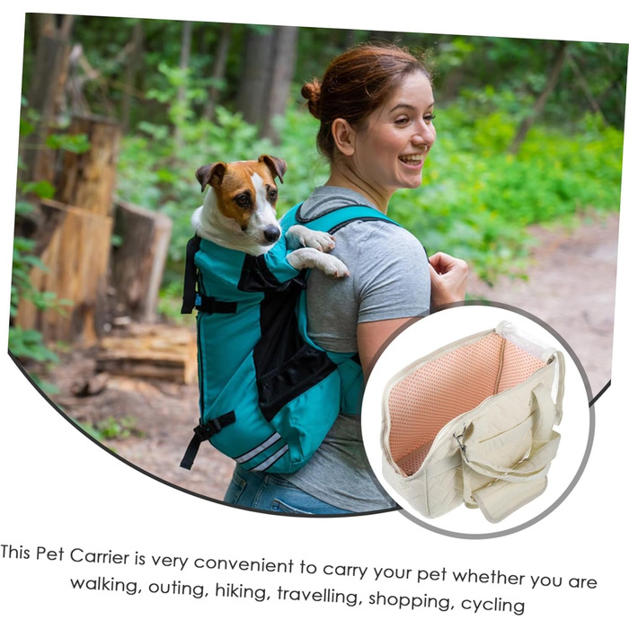 Транспортна сумка для котів та собак INOOMP: міцна, складана, з кишенею, для подорожей