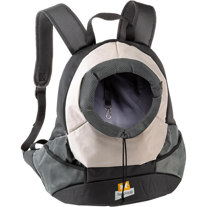 Переноска для собак та котів Ferplast KANGOO, сіра, 43x20x41.5 см, до 8 кг