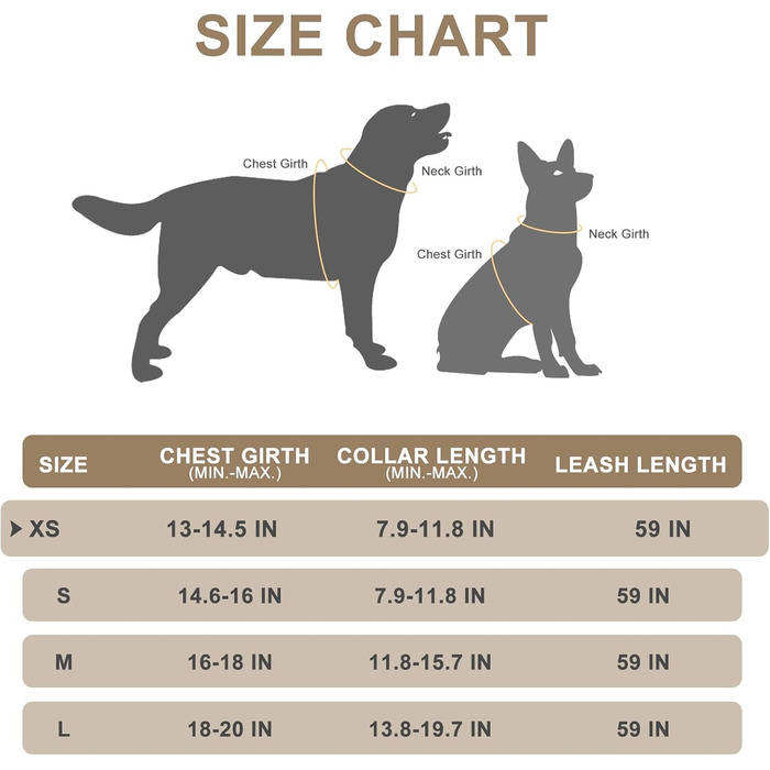 EXPAWLORER Нашийник та поводок для собак – набір для середніх собак – класичний вільний нашийник, не тягне, регульований, надійний для прогулянок на вулиці (XS (нашийник: 20-30см, обхват грудей: 33-36.8см), Рожевий)