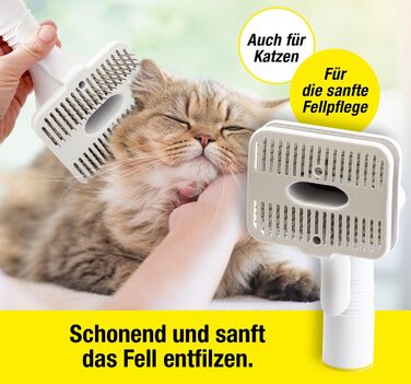 Набір для грумінгу тварин CARRERA [7 в 1]: пилосос, машинка для стрижки шерсті, щітка, 450W, 3,3L (собаки, коти)