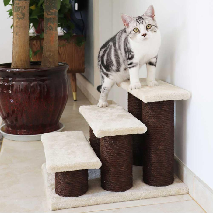 Східці для котів Katzentreppe Easy Climb, 3 сходинки, 45 x 35 x 34 см, до 60 кг