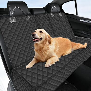 Водовідштовхуючий чохол на заднє сидіння для собак: захист сидіння авто, чохол для тварин, стійкий до ковзання та подряпин (135 x 120 см)
