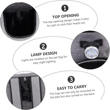 Сумка для перевезення тварин Milisten: складана переноска для собак та котів з високоякісного поліестеру