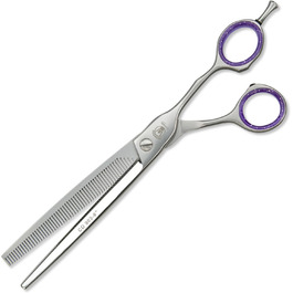 Професійна ножиця для грумінгу собак Weltmeister Solingen: моделююча, розріджуюча, з лезом як у бритви, 8 дюймів (20 см), 56 зубців, преміум-якість, Made in Germany
