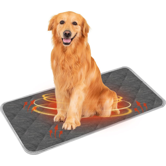 Самогріюча ковдра для котів та собак - тепла підстилка для тварин, XL 58x88 см