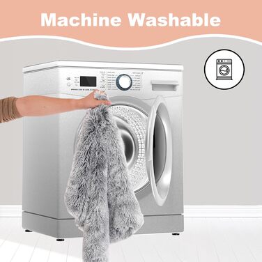 Водонепроникне собаче ліжко Bedfolks знімний, пральний чохол, м'який штучний хутро, для великих собак, 89 x 58 x 9 см, темно-сірий колір