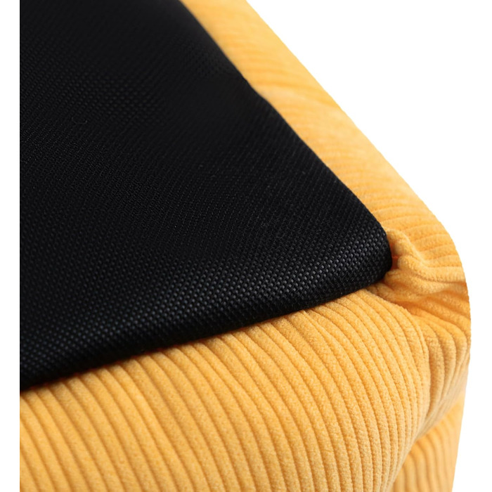 Ліжко для котів та собак Hollypet, м'яке, дихаюче, 55x45x15 см, жовте