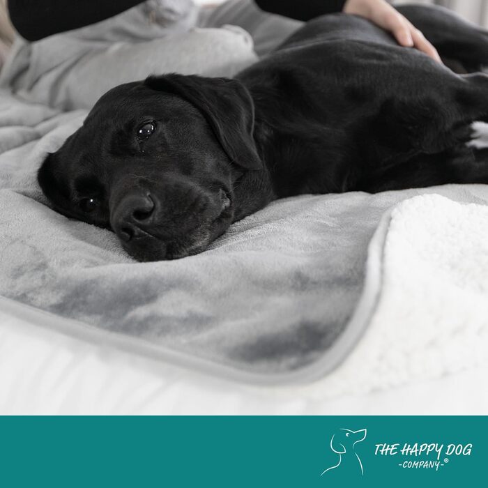 Водонепроникна флісова ковдра для собак XXL The Happy Dog Company, преміум-якість, двостороння, легко прати