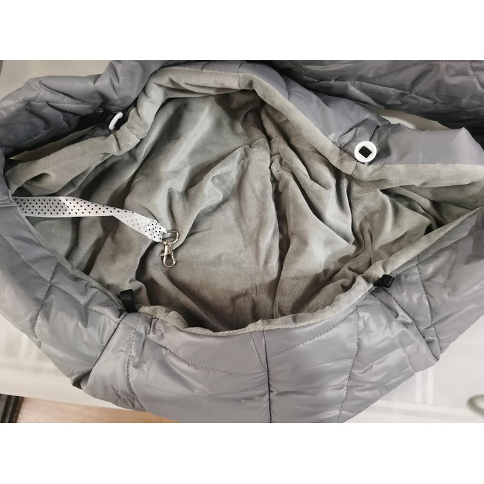 Сумка-переноска для собак та котів CYBERNOVA, 1-7 кг, тепла та вітронепроникна, з кишенею