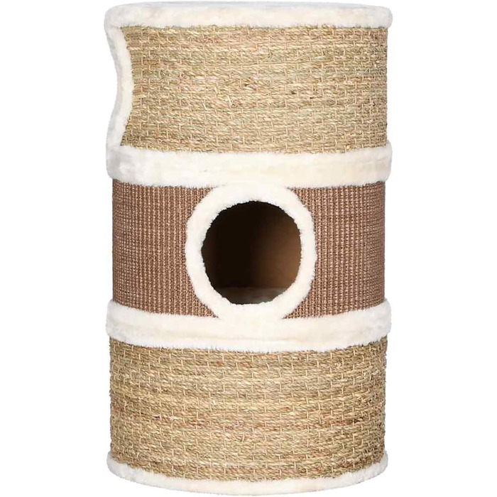 Котячий комплекс Gecheer з морського трави: кігтеточка, будиночки, 36x60 см