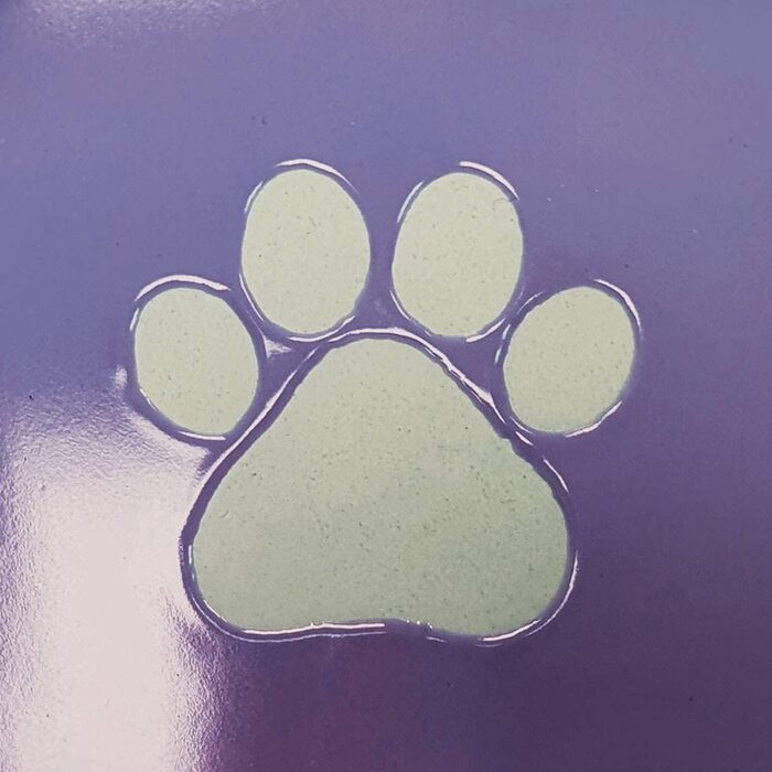 Керамічна миска Nobby Strio, фіолетово-кремовий колір, Ø 21,0 x 8,5 см, 2,00 л, 1 шт.