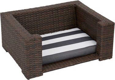 Ліжко-лежанка для кота або маленького собаки Teamson Pets Clotho (ратан, коричневий) ST-N10005-UK