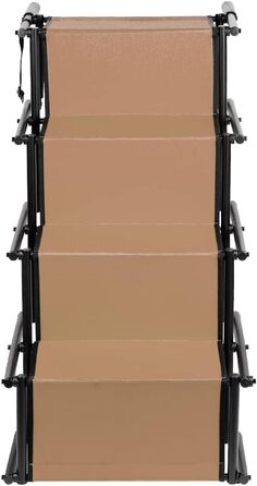 Східці для собак - пандус для автомобіля, захист суглобів, складна конструкція, регульовані сходинки (139x45x76 см)