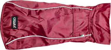 Водонепроникна куртка для собак CHIARA Finn, розмір XL (бордовий), з флісовою підкладкою, для будь-якої породи, з відбиваючими смугами