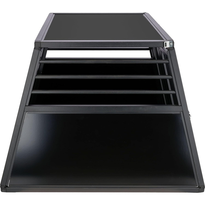 Транспортна переноска для собак Kerbl Vacation, алюміній, 77x55x50 см, з антиковзним килимком, легке очищення