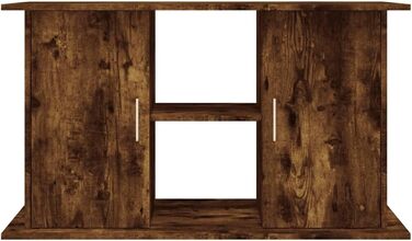 Тумба для акваріума ZEYUAN з ДСП, копчена дубова, 101x41x58 см, акваріумна підставка, шафа під акваріум