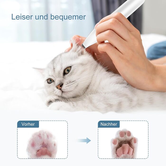 Електрична машинка для стрижки кігтів собак та котів Ankilo - професійна, тиха, 2-в-1