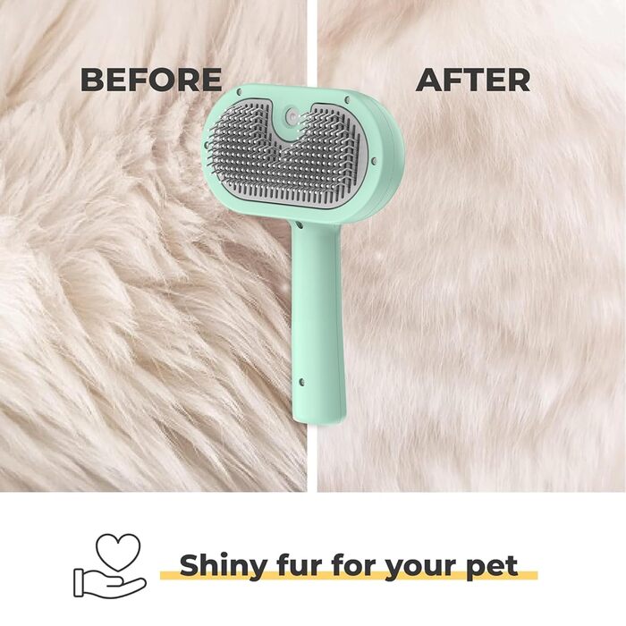 Розпилювач-гребінь для котів: видалення котушок та бруду, догляд за шерстю, синій