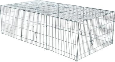 Вольєр для тварин Trixie Natura з кришкою, оцинкований, 216×65×116 см