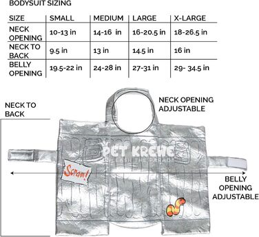 Костюм для собак Pet Krewe Oscar The Grouch, X-Large, для маленьких, середніх, великих та екстра-великих собак, ідеально для Хелловіну, Різдва, вечірок, фотосесій, подарунок для любителів собак, срібний