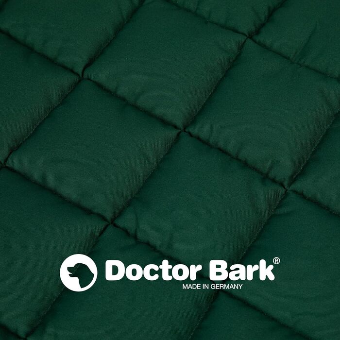 Doctor Bark Лежак для собак середніх порід, зелений, міцний і м’який, для дому та вулиці, праний при 95°C, розмір M