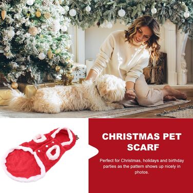 Костюм для собаки/кішки Holibanna на Новий Рік: олень, тепла жилетка, розмір XL