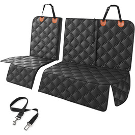 Захист для заднього сидіння автомобіля для собак KYG, водовідштовхувальний, знімний, сумісний з Isofix, 128x58x45 см