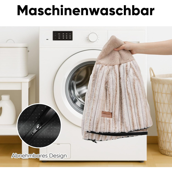 Ортопедичне ліжко для собак та котів FUKUMARU, 76x76x18 см, знімний чохол, сучасний дизайн з градієнтом