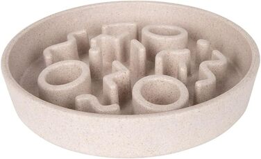 District 70 Повільний годівник для котів з бамбука, діаметр 13,5 см (Merengue)