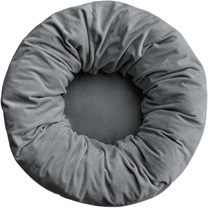 Ліжко для домашніх тварин HUNTER Miranda, сірий антрацит, 50x50 см, м'яке та плюшеве, для собак та котів