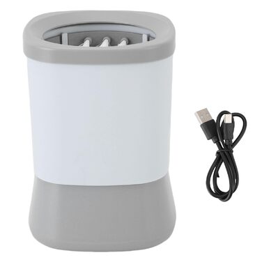 Електричний очищувач лап для собак, USB-зарядка, 2 швидкості, силіконова щітка