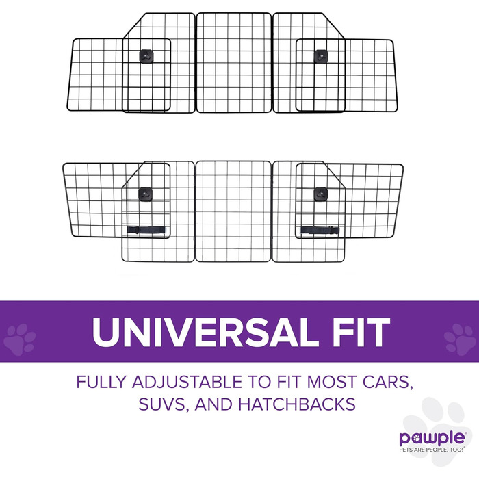 Бар'єр для собак у автомобіль Pawple - універсальний, для SUV, авто, вантажівки, міцний