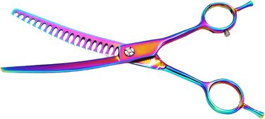 Професійна вигнута ножиці Чанкер для грумінгу собак та котів, 6,5 дюймів