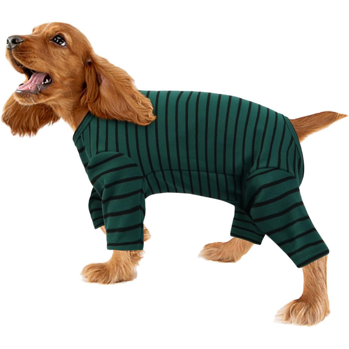 Теплий зимовий пуловер для собак з флісу (зелений, L)