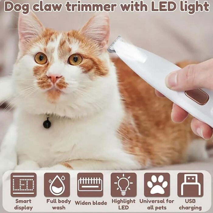 Триммер для догляду за лапами собак Paw Trim Pro - тихий, водонепроникний, для лап, очей, вух, обличчя та тіла