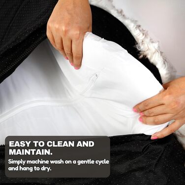 Ортопедичне ліжко для собак Luxus з штучного хутра, Memory Foam, для малих, середніх, великих та XL собак, м'який килимок для цуценят з водонепроникним та пральним чохлом, колір - кістковий