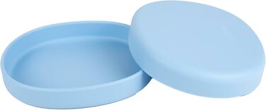 Миски для котів та собак Bebeibon: силіконові, неслизькі, 330 мл, 2 шт. (Блакитний)