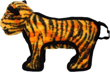 М'яка іграшка для собак Tuffy Zoo Tiger, розмір S, міцна