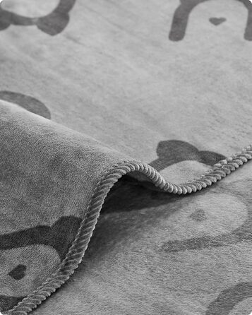 Ковдра для собак Feandrea, 3 шт. в наборі, XL (152 x 127 см), фланель, сірий, захист дивану, для середніх та великих собак