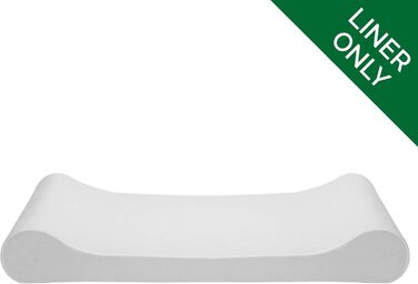 Ортопедичне ліжко для собак Furhaven великих порід знімний, пральний чохол, до 34 кг – Minky Plüsch & Samt Luxe, сірий колір, Jumbo/XL