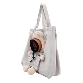 Сумка-переноска для собак - велика, дихаюча, м'яка, з канвасу. Ідеально для подорожей, прогулянок, авто, літака та щоденного використання