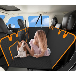 Подовжувач для собачого автокрісла, чохол на сидіння для собак з жорстким дном, собача гамак, захисний килимок для заднього сидіння авто, сумісний з F150, RAM1500, Silverado, GMC, Tundra