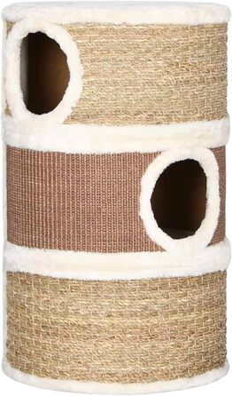 Котячий комплекс Gecheer з морського трави: кігтеточка, будиночки, 36x60 см